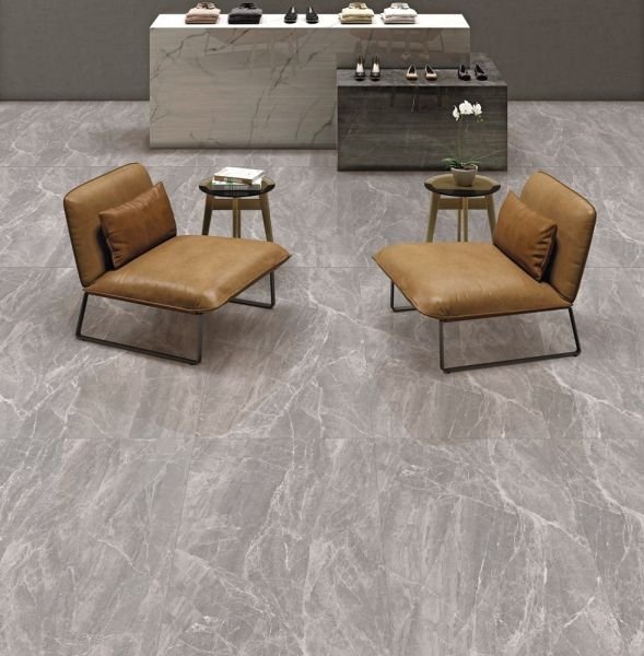 Agariya Grey &mdash; Marble-Look Tile