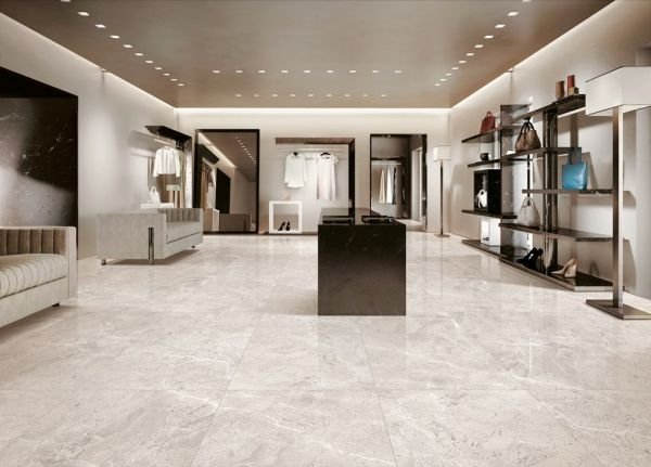 Loft Grey &mdash; Marble-Look Tile