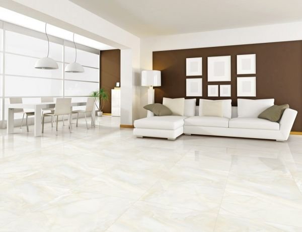 Onyx Light &mdash; Marble-Look Tile